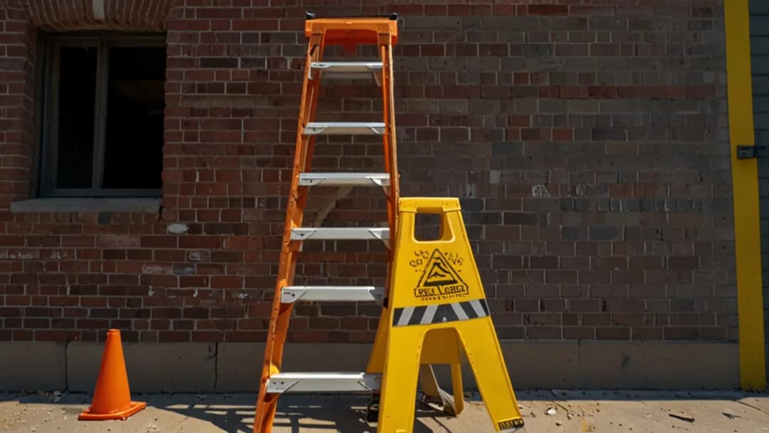 Oto 7 zasad bezpiecznego użytkowania długiej drabiny w praktyce