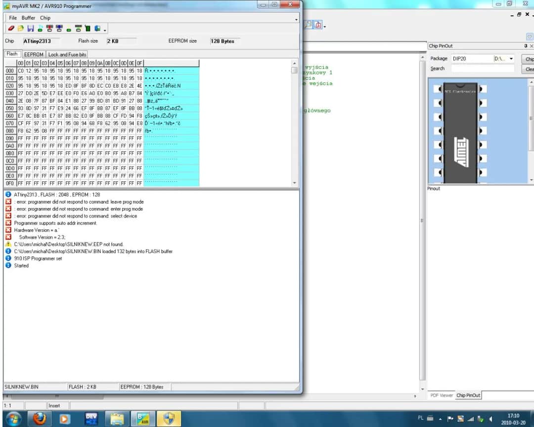 Bascom ATtiny2313: Naucz się programować mikrokontrolery AVR