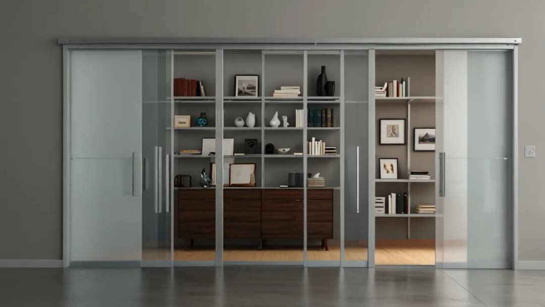 Kompletny zestaw drzwi przesuwnych chowanych w ścianie - elementy i ceny