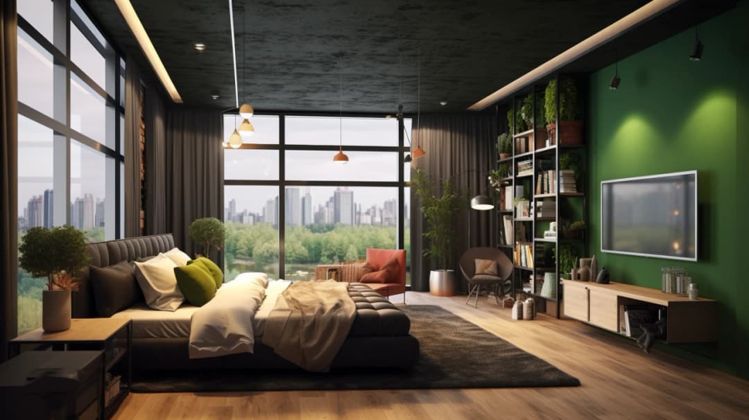 Ciemne sufity - inspiracje i pomysły do salonu i sypialni