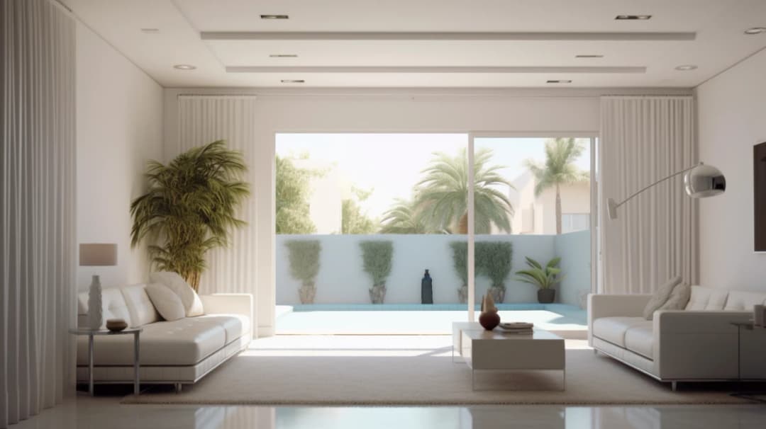 Drzwi przesuwne od sufitu do podłogi - montowane do sufitu