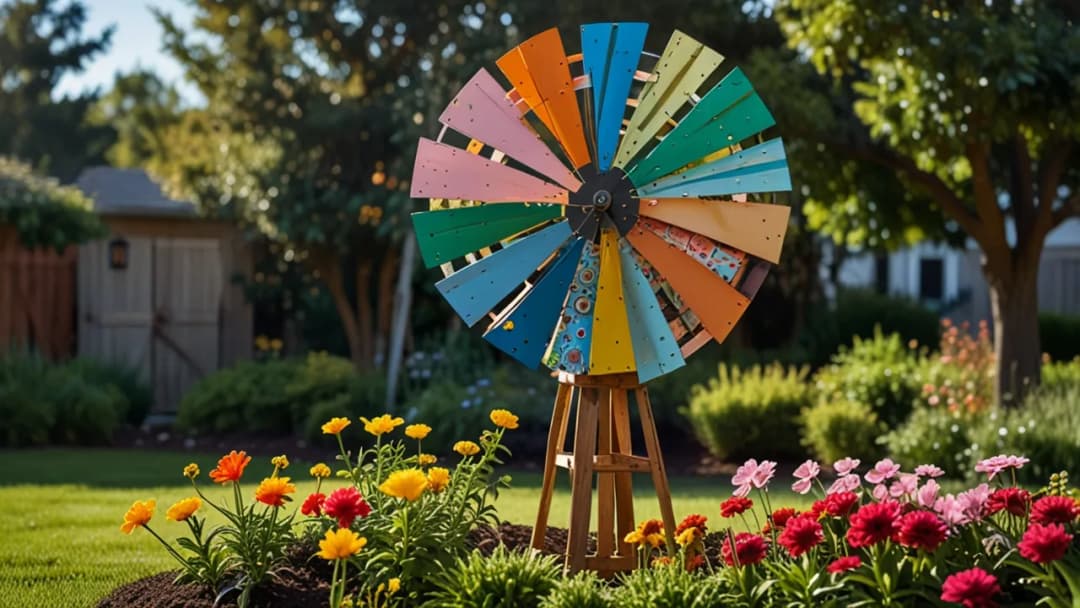 Jak samodzielnie zbudować wiatrak ogrodowy krok po kroku