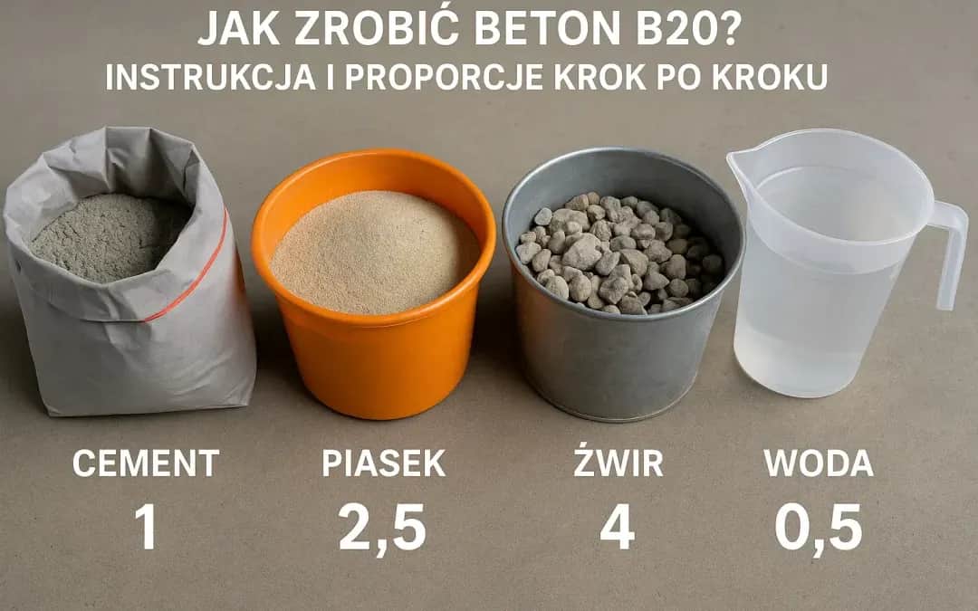 Jak mieszać beton ręcznie? Prosty przepis i porady