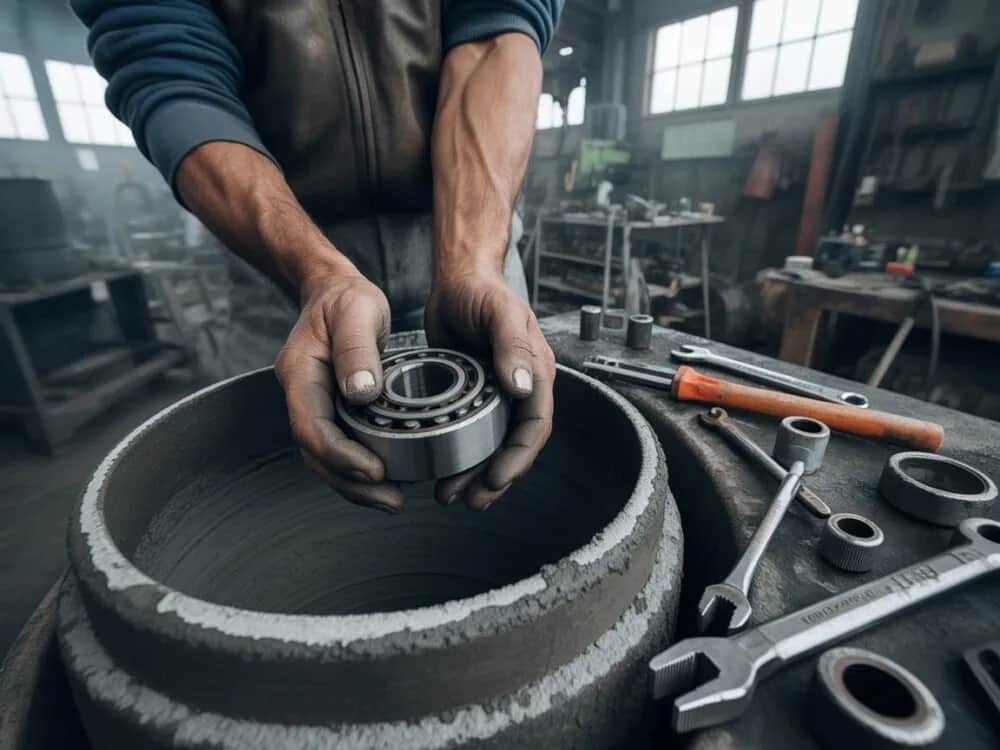 Jak wymienić łożysko w małej betoniarce i uniknąć kosztownych napraw