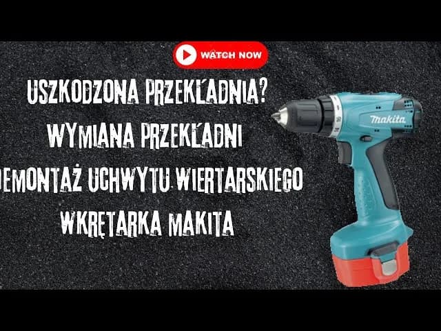 Demontaż uchwytu Makita: Instrukcja krok po kroku (Lewy gwint!)