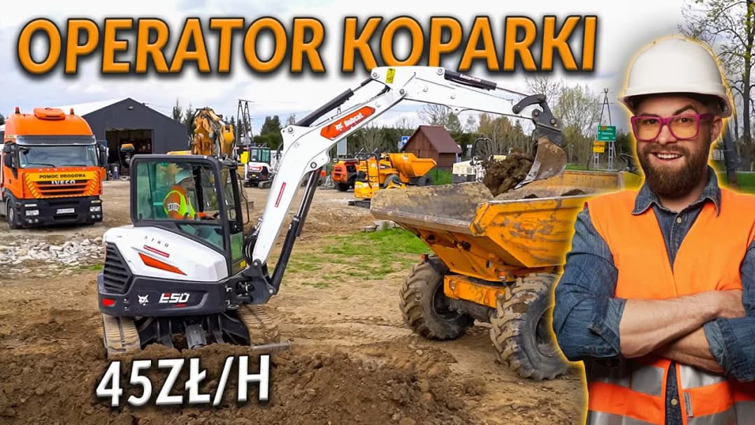 Ile zarabia operator koparki na godzinę? Zaskakujące różnice w stawkach