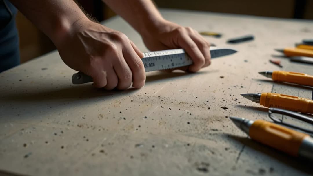 Techniki cięcia płyt gipsowych nożykiem - poradnik dla amatorów