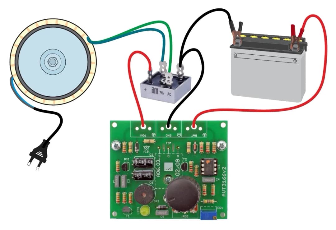 Schemat regulatora do prostownika: jak zbudować układ krok po kroku