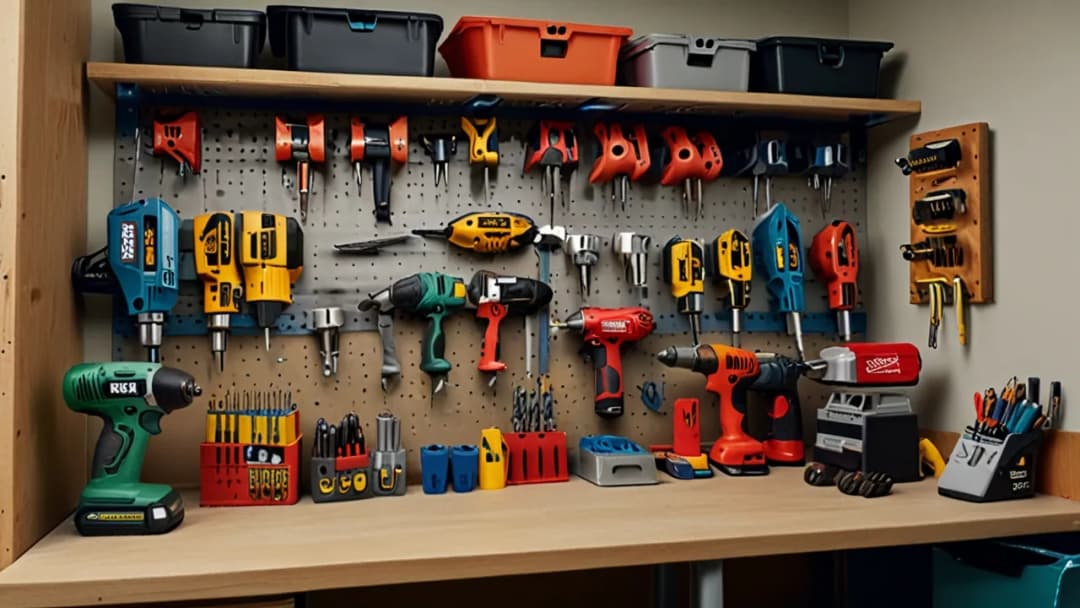 Koniec bałaganu w warsztacie? Co oferuje półka na wkrętarki?